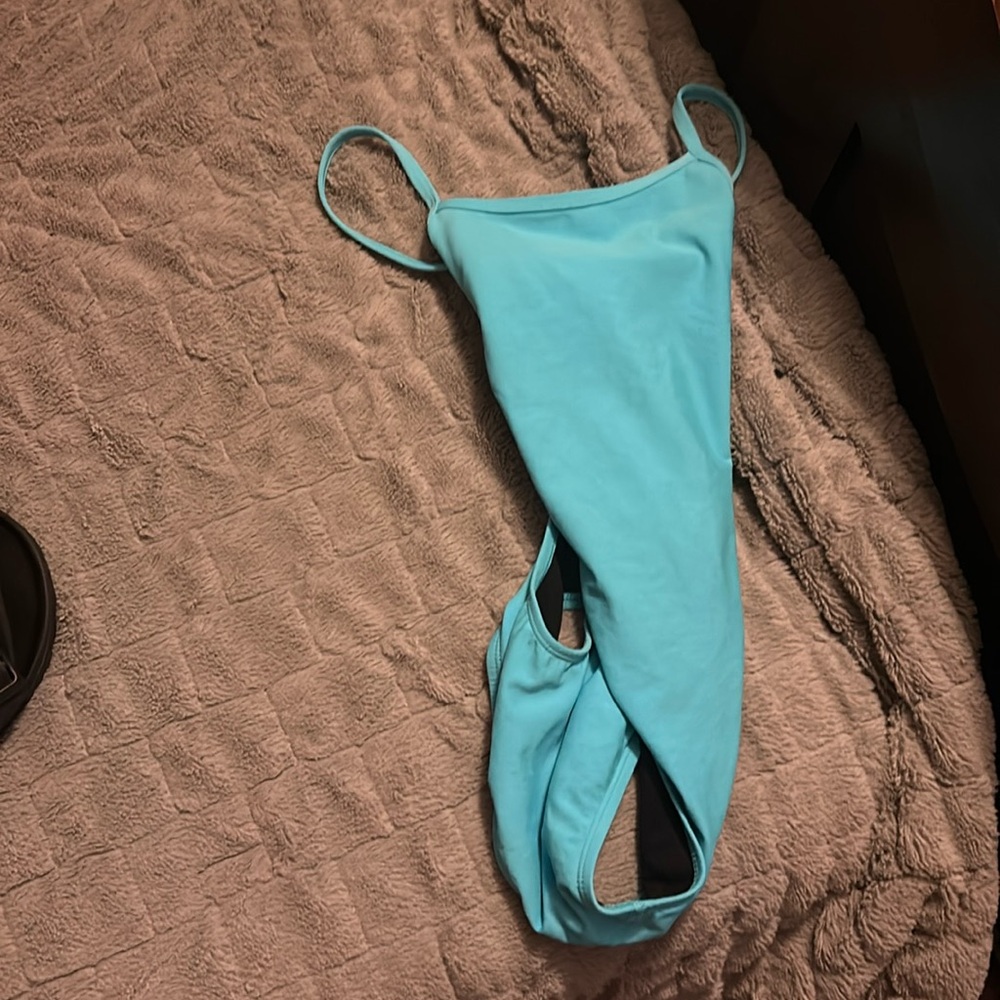 Only worn twice, size 26 closed back jolyn swimsuit